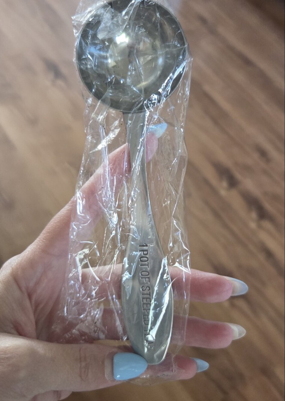 Stainless Steel Tea Scoop - Silver